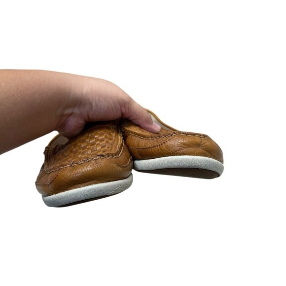 Tommy Bahama Taormina Woven Brown Leather Penny Loafer Shoes Men’s Size 9 main image 4